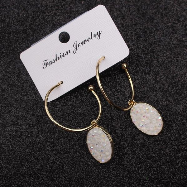 dangle & chandelier round crystal earrings for women oval geometric pendant metal circle white rhinestone jewelry oorbellen 2021, Silver
dangle & chandelier round crystal earrings for women oval geometric pendant metal circle white rhinestone jewelry oorbellen 2021, Silver