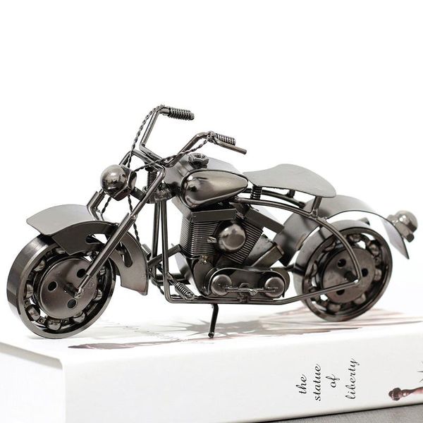 decorative objects & figurines 27cm large size motorcycle model ornaments metal handmade iron motorbike study office home window decoration
decorative objects & figurines 27cm large size motorcycle model ornaments metal handmade iron motorbike study office home window decoration