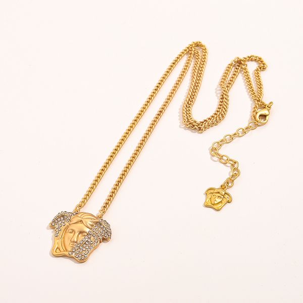 20color famous brand designer double letter pendant necklaces 18k gold plated crystal tassel stainless steel sweater necklace women wedding, Silver
20color famous brand designer double letter pendant necklaces 18k gold plated crystal tassel stainless steel sweater necklace women wedding, Silver