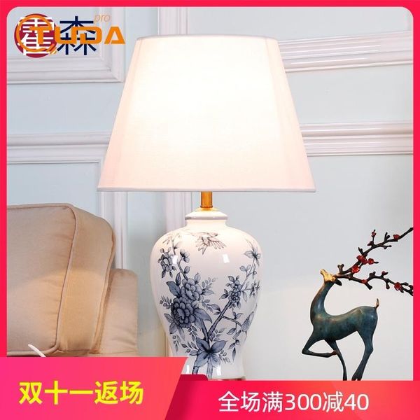 chinese style blue and white porcelain table lamp luxury retro american ceramic for living room bedroom bedside lamps
chinese style blue and white porcelain table lamp luxury retro american ceramic for living room bedroom bedside lamps