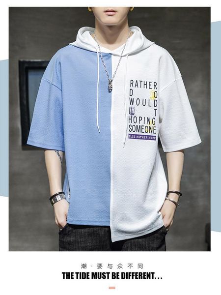 men's t-shirts pjx blue simple style t-shirt sunny and handsome character, White;black
men's t-shirts pjx blue simple style t-shirt sunny and handsome character, White;black