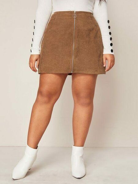 skirts fashion ladies women's high waist skirt front zipper up a-line mini pencil plus size 10-18, Black
skirts fashion ladies women's high waist skirt front zipper up a-line mini pencil plus size 10-18, Black