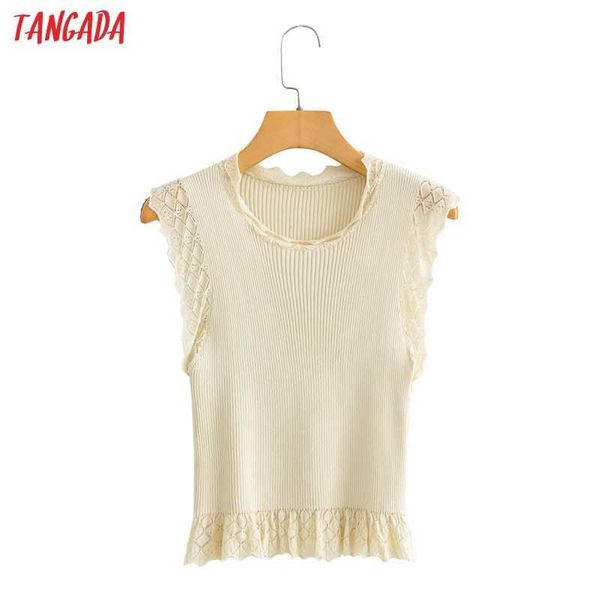 tangada korea chic women hollow out summer thin sweater sleeveless ladies knitted jumper ai78 210609, White
tangada korea chic women hollow out summer thin sweater sleeveless ladies knitted jumper ai78 210609, White