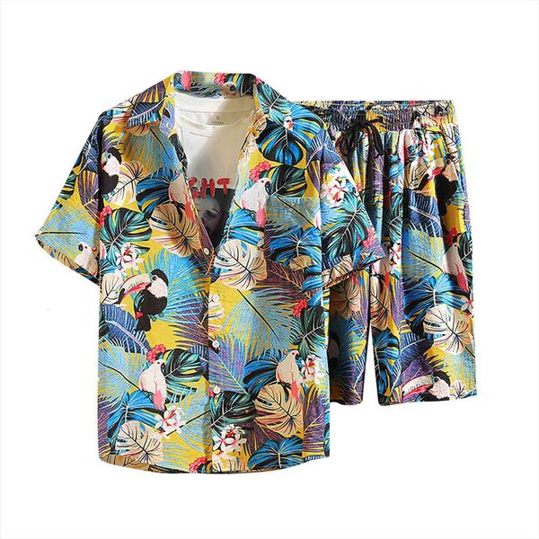 hawaiian sets printing summer mens tracksuit short sleeve button shirt beach shorts streetwear casual suit 2 pieces dropshipping, Gray
hawaiian sets printing summer mens tracksuit short sleeve button shirt beach shorts streetwear casual suit 2 pieces dropshipping, Gray