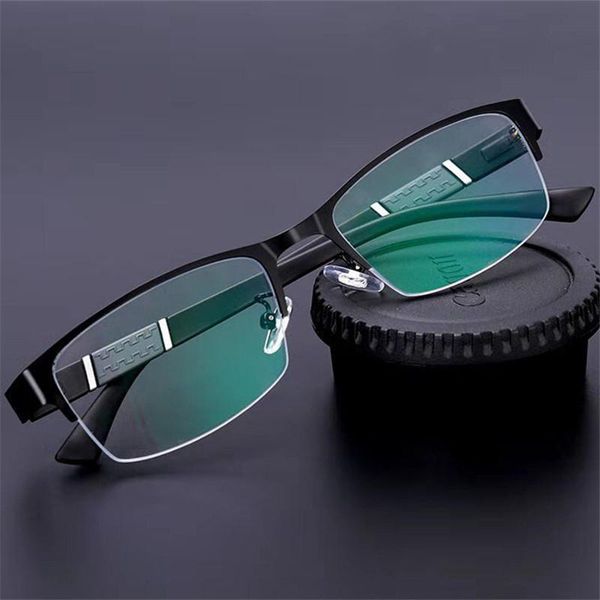 reading glasses men women half-frame diopter business male presbyopic eyeglasses lentes de lectura mujer fashion sunglasses fra, Black
reading glasses men women half-frame diopter business male presbyopic eyeglasses lentes de lectura mujer fashion sunglasses fra, Black