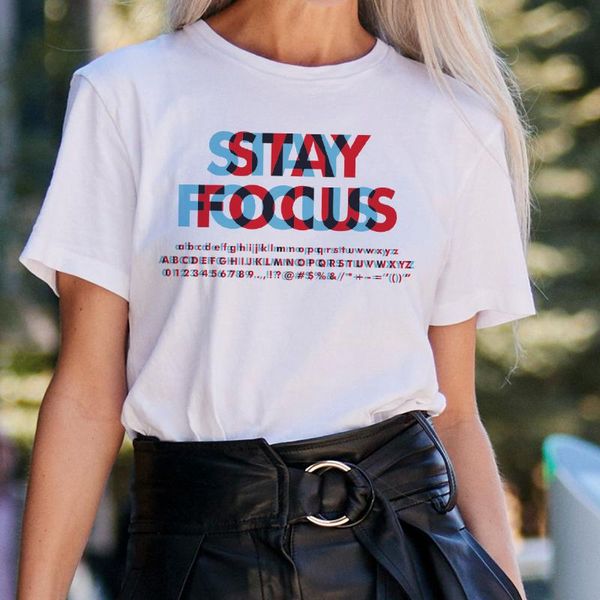 stay focus letter print t-shirt women white cotton tees summer femme custom tee shirts slogan tshirt women's
stay focus letter print t-shirt women white cotton tees summer femme custom tee shirts slogan tshirt women's
