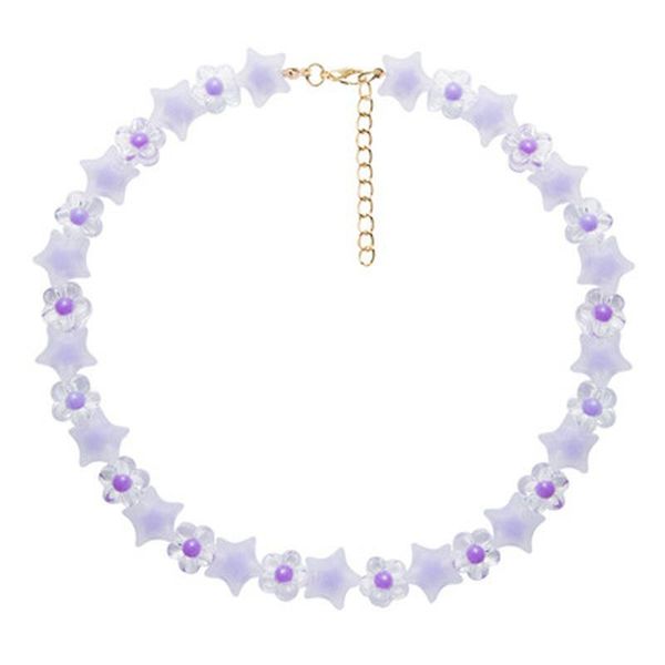 chains 2021 summer fashion necklace five-pointed star transparent resin millet bead handmade beaded cute clavicle chain, Silver
chains 2021 summer fashion necklace five-pointed star transparent resin millet bead handmade beaded cute clavicle chain, Silver