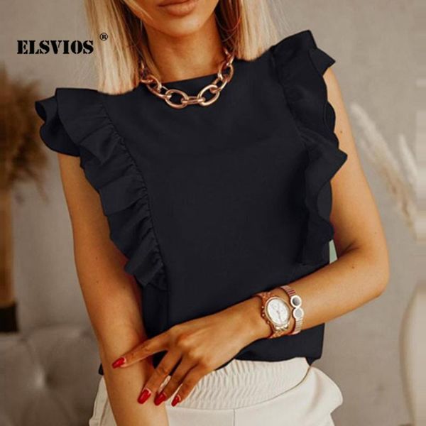 summer fashion women loose o neck ruffled short sleeves casual solid color elegant office lady slim pullover t-shirts women's t-shirt, White
summer fashion women loose o neck ruffled short sleeves casual solid color elegant office lady slim pullover t-shirts women's t-shirt, White