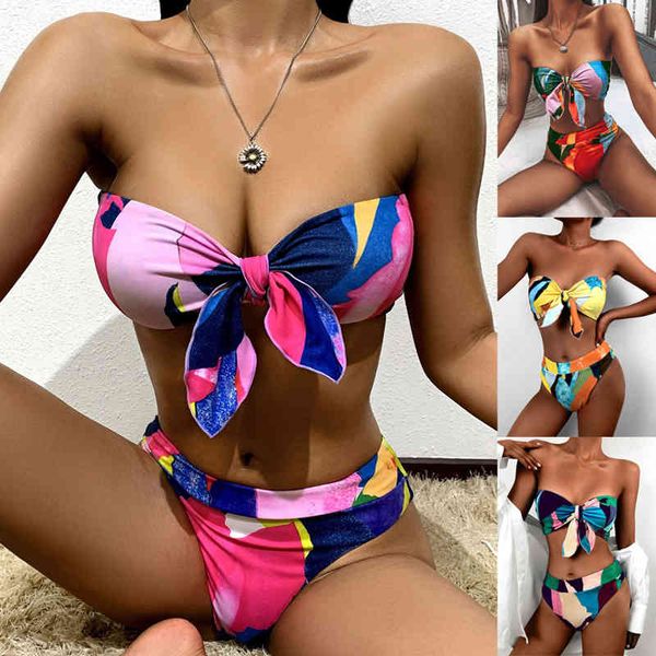 knot bikini swimsuit women push up swimwear bandage bikini set colorful printed female bathing suit bather biquini 210515, White;black
knot bikini swimsuit women push up swimwear bandage bikini set colorful printed female bathing suit bather biquini 210515, White;black