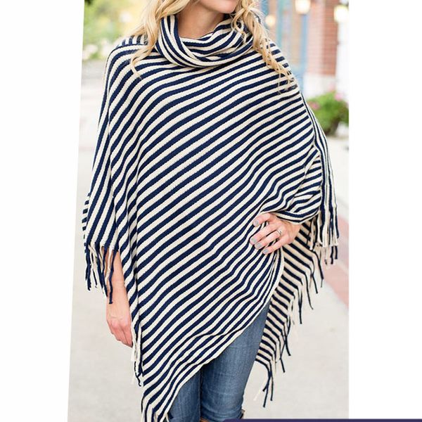 women's cape selling elegant ladies fashion 100% acrylic knitted stripe poncho wholesale wh1c, Black
women's cape selling elegant ladies fashion 100% acrylic knitted stripe poncho wholesale wh1c, Black