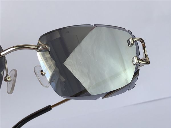 66s sunglasses fashion design sunglasses 0112 retro rimless crystal cut surface irregular frame pop vintage uv400 lens protection eye classi, White;black
66s sunglasses fashion design sunglasses 0112 retro rimless crystal cut surface irregular frame pop vintage uv400 lens protection eye classi, White;black