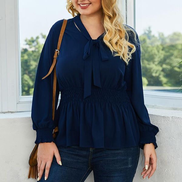 women's blouses & shirts vintage bow tie long sleeve blouse women spring casual pleated shirt slim waist plus size 2021 d30, White
women's blouses & shirts vintage bow tie long sleeve blouse women spring casual pleated shirt slim waist plus size 2021 d30, White
