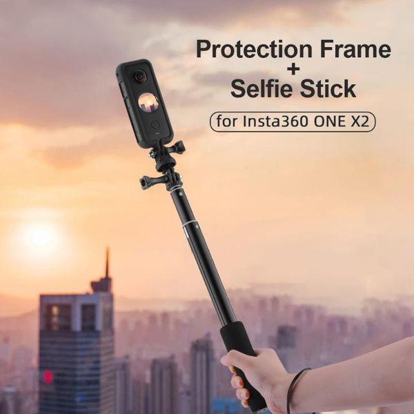 selfie monopods 2pcs protective housing frame stick for insta360 one x2 sport camera extension height30 ~ 93.5cm pc + abs aluminum alloy
selfie monopods 2pcs protective housing frame stick for insta360 one x2 sport camera extension height30 ~ 93.5cm pc + abs aluminum alloy