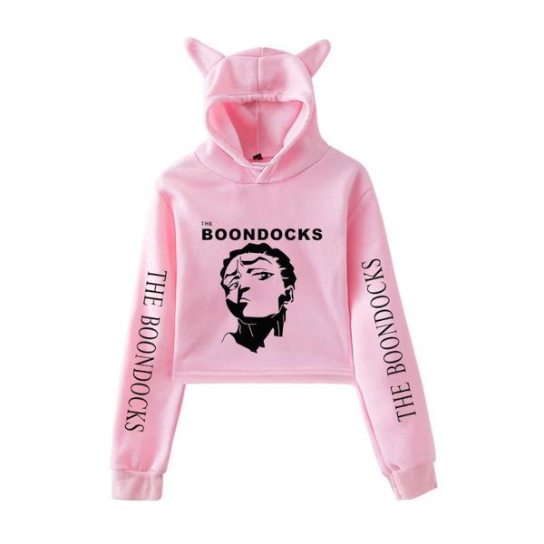 women's hoodies & sweatshirts the boondocks clothes girls casual cat cropped women long sleeve hooded pullover crop female streetwear, Black
women's hoodies & sweatshirts the boondocks clothes girls casual cat cropped women long sleeve hooded pullover crop female streetwear, Black