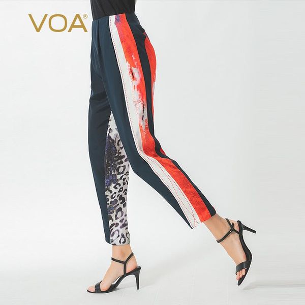 women's pants & capris voa 36 mmi weighs silk yuk line leopard print stitching red arch pin foot opening fork micro elastic radish bott, Black;white
women's pants & capris voa 36 mmi weighs silk yuk line leopard print stitching red arch pin foot opening fork micro elastic radish bott, Black;white