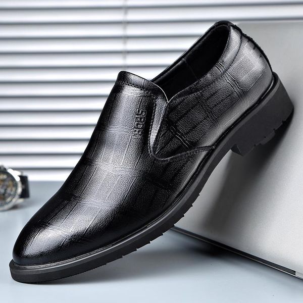dress shoes men's casual business loafer geguine leather rubber outsole convenient lace non-slip and durable, Black
dress shoes men's casual business loafer geguine leather rubber outsole convenient lace non-slip and durable, Black