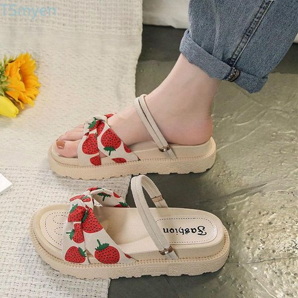 sandals womens heels sweet bow strawberry pineapple pattern outdoor beach female thick sole slides summer girls shoes, Black
sandals womens heels sweet bow strawberry pineapple pattern outdoor beach female thick sole slides summer girls shoes, Black