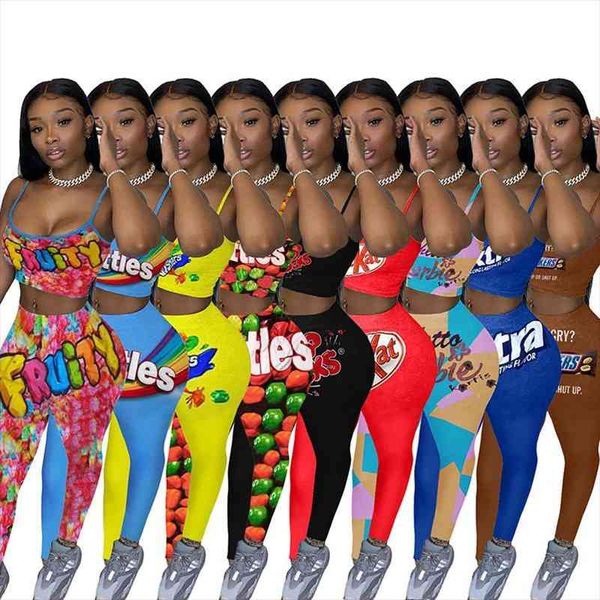 women cartoon print fitness two piece set tracksuits crop pencil pant female jogging suits sportswear outfits, White
women cartoon print fitness two piece set tracksuits crop pencil pant female jogging suits sportswear outfits, White
