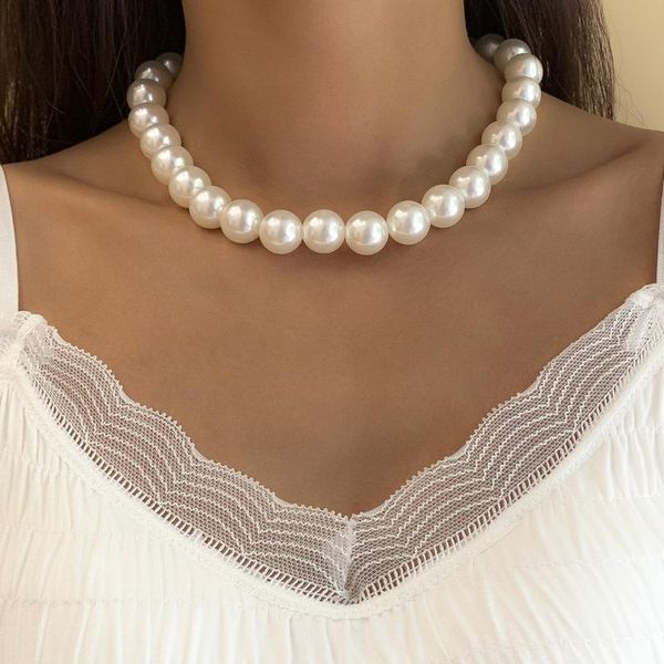 chains pearl choker necklace for women sieraden collier femme matching colgantes chokers ethnic jewelry bijoux accessories, Silver
chains pearl choker necklace for women sieraden collier femme matching colgantes chokers ethnic jewelry bijoux accessories, Silver