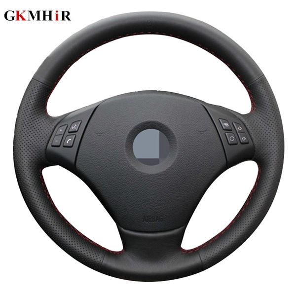 diy hand-stitched black artificial leather steering wheel cover for e90 320 318i 320i 325i 330i 320d x1 328xi 2007
diy hand-stitched black artificial leather steering wheel cover for e90 320 318i 320i 325i 330i 320d x1 328xi 2007