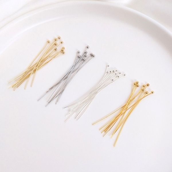 26/30/40mm 200pcs silver gold color hooks metal ball head pins fit for diy jewelry making earring bracelet necklace clasps accessories
26/30/40mm 200pcs silver gold color hooks metal ball head pins fit for diy jewelry making earring bracelet necklace clasps accessories