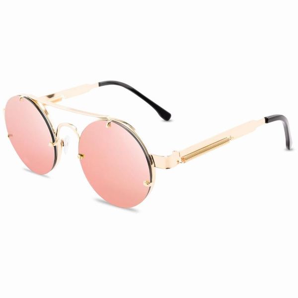 sunglasses round steampunk men 2021 fashion elastic teaples brand designer vintage rimless sun glasses for women lentes de sol, White;black
sunglasses round steampunk men 2021 fashion elastic teaples brand designer vintage rimless sun glasses for women lentes de sol, White;black