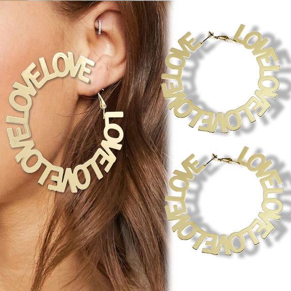 dangle & chandelier big hoop celebrity earrings for women yas queen love word letter hip hop fashion jewelry brincos aretes trendy round sta, Silver
dangle & chandelier big hoop celebrity earrings for women yas queen love word letter hip hop fashion jewelry brincos aretes trendy round sta, Silver