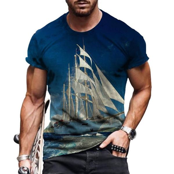 men's t-shirts 2021 summer sailing t-shirt casual cloud 3d ocean printing short sleeve hip hop streetwear, White;black
men's t-shirts 2021 summer sailing t-shirt casual cloud 3d ocean printing short sleeve hip hop streetwear, White;black
