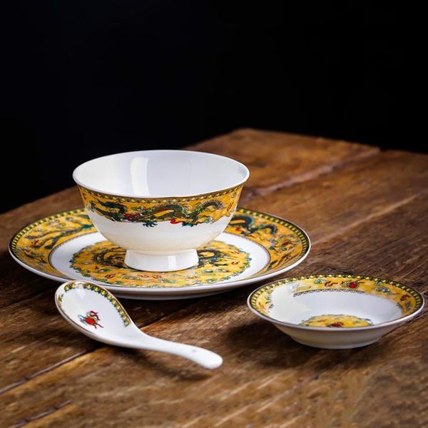 jingdezhen vintage bone china tableware dragon pattern ceramic bowl noodle soup dessert bowls dinner plate spoon small dish gift
jingdezhen vintage bone china tableware dragon pattern ceramic bowl noodle soup dessert bowls dinner plate spoon small dish gift