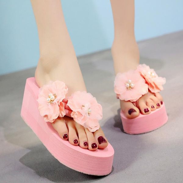 slippers 2021 seaside holiday korea cute flower beach anti-slip sandals woman shoes, Black
slippers 2021 seaside holiday korea cute flower beach anti-slip sandals woman shoes, Black