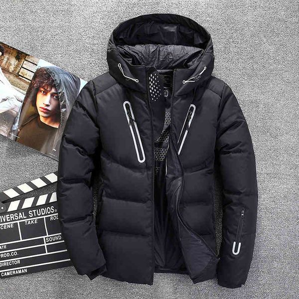 winter down parkas jacket men white duck coat men's thick snow parka overcoat windbreaker long fur hooded warm, Black
winter down parkas jacket men white duck coat men's thick snow parka overcoat windbreaker long fur hooded warm, Black