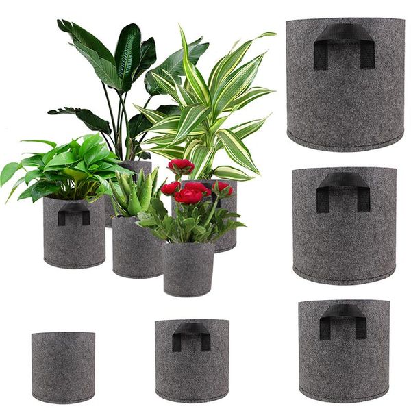 non-woven felt garden plant grow bags 1/3/5/7/10 gallon vegetable potato bag pots container with handle planters
non-woven felt garden plant grow bags 1/3/5/7/10 gallon vegetable potato bag pots container with handle planters