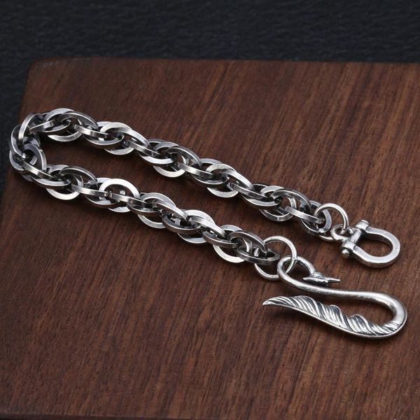 100% real 925 sterling silver eagle hook black simple bracelet bangle thai vintage women men jewelry 2021 link, chain
100% real 925 sterling silver eagle hook black simple bracelet bangle thai vintage women men jewelry 2021 link, chain