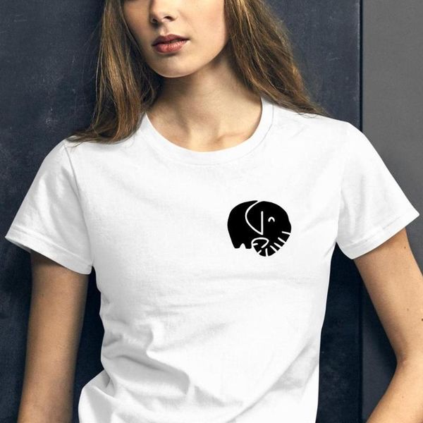 women's t-shirt arrivel cute elephant print cotton t shirt for women animal lover funny tee summer hipster tumblr cozy drop ship, White
women's t-shirt arrivel cute elephant print cotton t shirt for women animal lover funny tee summer hipster tumblr cozy drop ship, White