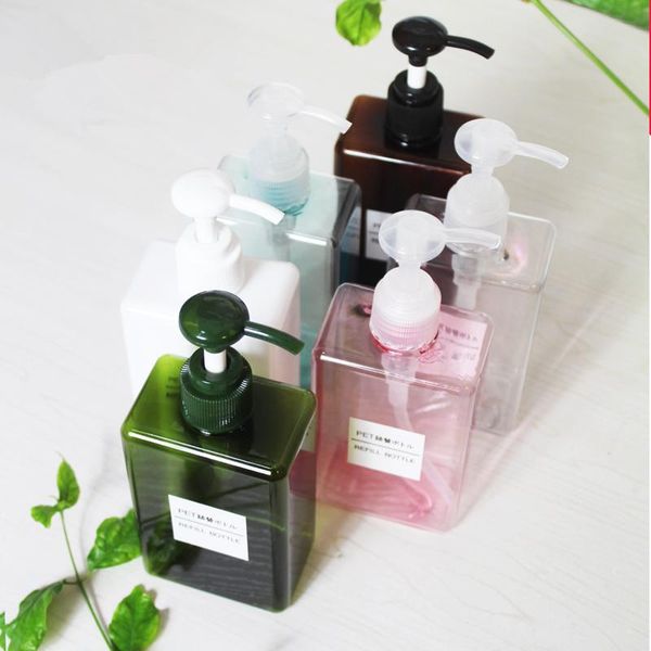 storage bottles & jars 300ml 10oz square empty refill bottle petg pink cosmetic lotion pump color plastic travel shampoo 280ml
storage bottles & jars 300ml 10oz square empty refill bottle petg pink cosmetic lotion pump color plastic travel shampoo 280ml