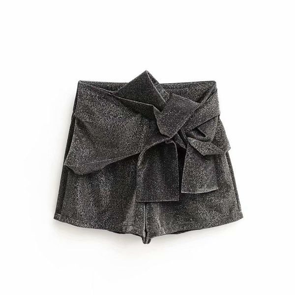 women's shorts 2021 women fashion bowknot decoration shinning ladies back zipper chic brand pantalones cortos short pants p593, White;black
women's shorts 2021 women fashion bowknot decoration shinning ladies back zipper chic brand pantalones cortos short pants p593, White;black