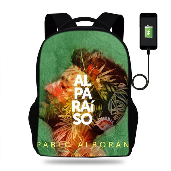 mens fashion usb charging pablo alboran print backpack laprucksack teenagers girls &boys school bag mochila travel bags
mens fashion usb charging pablo alboran print backpack laprucksack teenagers girls &boys school bag mochila travel bags