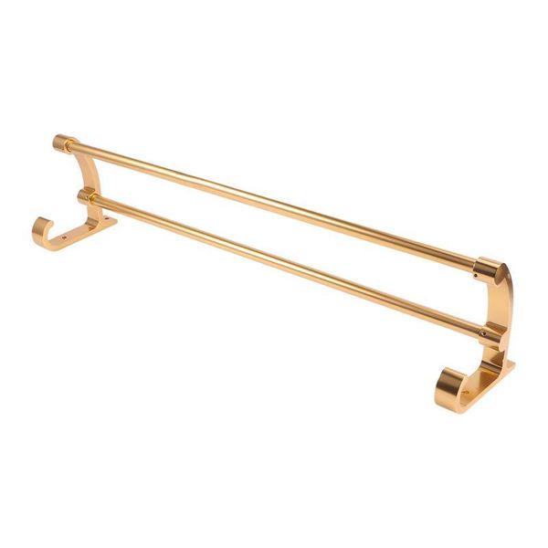 towel racks space aluminum double poles hanger wall-mounted rack bathroom bar holder household supplies
towel racks space aluminum double poles hanger wall-mounted rack bathroom bar holder household supplies