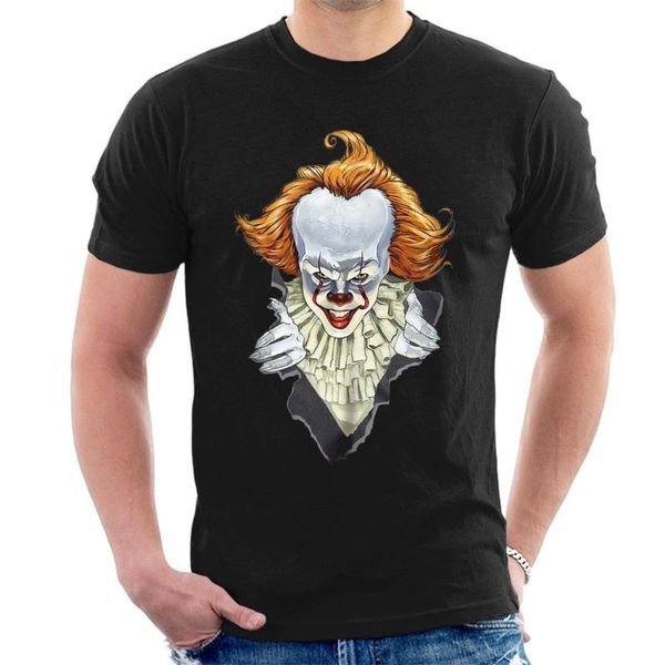mens pennywise bursting out t-shirt it ballon clown movie inspired men's t-shirts, White;black
mens pennywise bursting out t-shirt it ballon clown movie inspired men's t-shirts, White;black