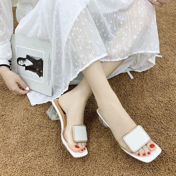 sandals women pvc jelly crystal heel transparent clear high heels summer pumps shoes size 34-43, Black
sandals women pvc jelly crystal heel transparent clear high heels summer pumps shoes size 34-43, Black