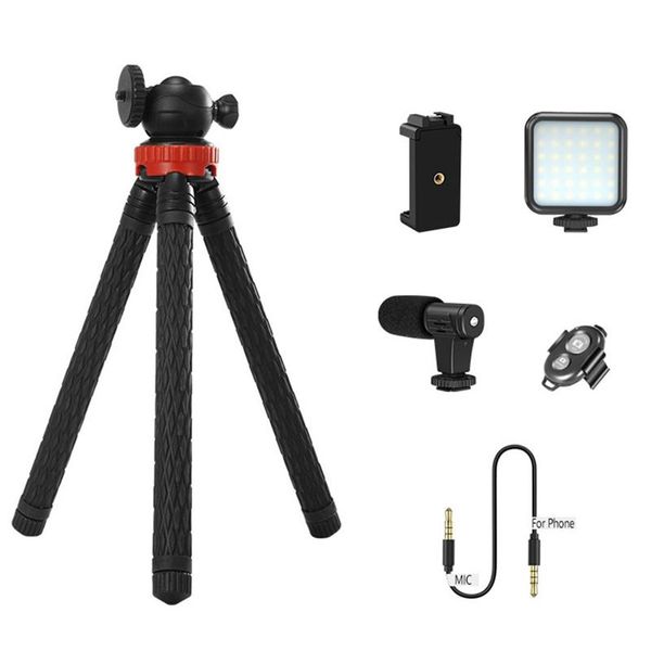 tripods for dslr phone vlog adjustable tripod shoe holder,for mini with remote control microphone led light
tripods for dslr phone vlog adjustable tripod shoe holder,for mini with remote control microphone led light