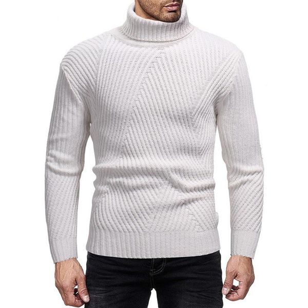 autumn and winter plain turtleneck sweater sweaters with european american men to keep warm for male, White;black
autumn and winter plain turtleneck sweater sweaters with european american men to keep warm for male, White;black