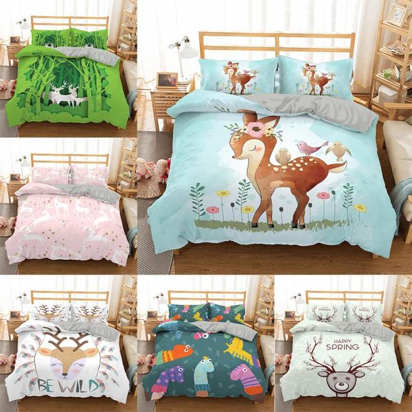bedding sets 2021 cartoon deer girl boy kid bed cover set duvet child and pillowcases comforter linen
bedding sets 2021 cartoon deer girl boy kid bed cover set duvet child and pillowcases comforter linen