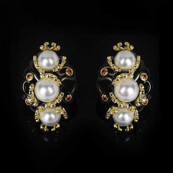 stud retro diamond-studded flowers niche pearl earrings temperament all-match commuter ladies cocktail party jewelry, Golden;silver
stud retro diamond-studded flowers niche pearl earrings temperament all-match commuter ladies cocktail party jewelry, Golden;silver