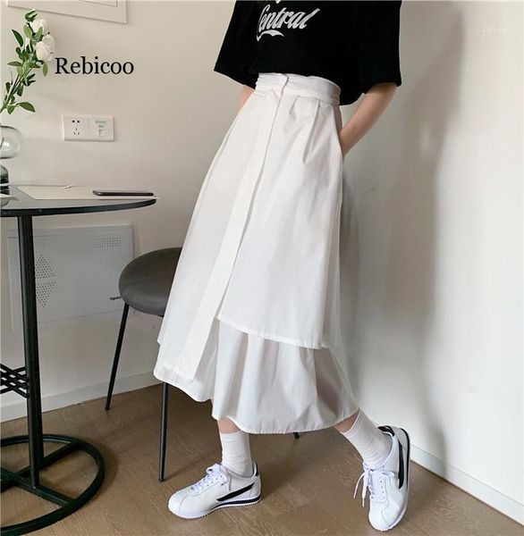 spring summer midi-long irregular women's skirts elastic high waist white black korean fashion skirt female harajuku falda mujer
spring summer midi-long irregular women's skirts elastic high waist white black korean fashion skirt female harajuku falda mujer