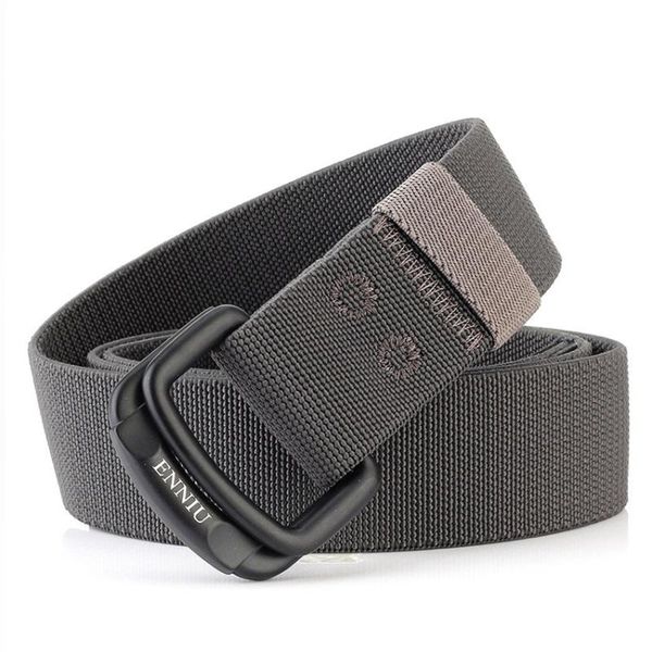 belts men's elastic nylon tactical belt military equipment solid strap canvas double ring metal buckle waist, Black;brown
belts men's elastic nylon tactical belt military equipment solid strap canvas double ring metal buckle waist, Black;brown