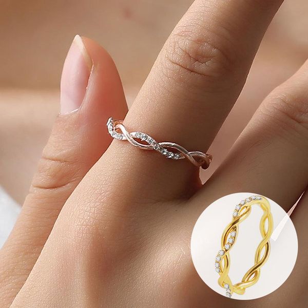 twist cubic zirconia rings austrian crystals weddings ring gold color anniversary women party girl gift 2021 trendy gothic cluster, Golden;silver
twist cubic zirconia rings austrian crystals weddings ring gold color anniversary women party girl gift 2021 trendy gothic cluster, Golden;silver