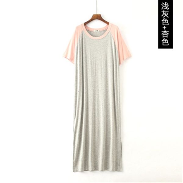 women's sleepwear loose night dress long nightgowns women modal cotton short sleeve nightwear vestido vintage sleepwear pijama nightdre, Black;red
women's sleepwear loose night dress long nightgowns women modal cotton short sleeve nightwear vestido vintage sleepwear pijama nightdre, Black;red