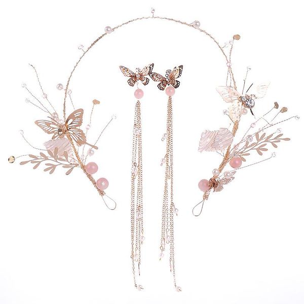 hair clips & barrettes wedding bridal tiara crown golden hairbands set accessories crystal butterfly band gilrs head jewelr helh889, Golden;silver
hair clips & barrettes wedding bridal tiara crown golden hairbands set accessories crystal butterfly band gilrs head jewelr helh889, Golden;silver