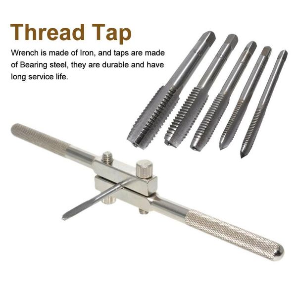 7pcs with wrench anti slip machinist multifunctional thread tap set -m12 hand tools metric plug screw practical diy drill bit
7pcs with wrench anti slip machinist multifunctional thread tap set -m12 hand tools metric plug screw practical diy drill bit